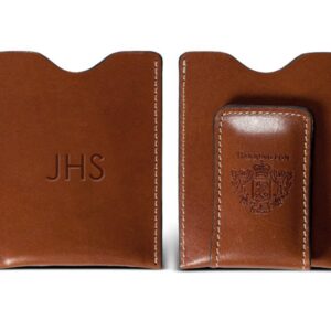 Original Money Clip - British Tan Harness Leather