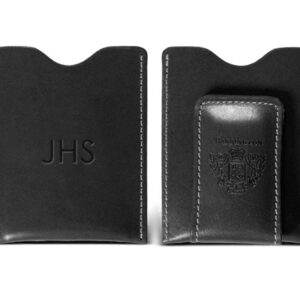 Original Money Clip - Black Harness Leather