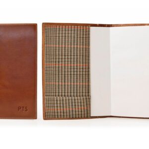 Junior Old English Book Jacket - British Tan Florentine Leather