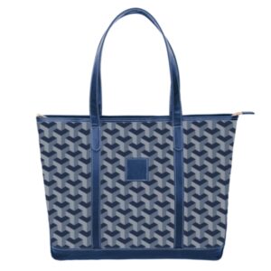 Tilly Trolley Sleeve Tote - Leather Patch