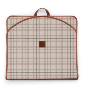 Gatwick Garment Bag - Leather Patch