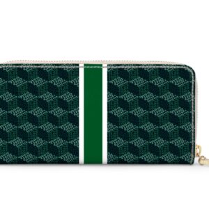 Crosby Zipper Wallet - Stripe Only - No Initials