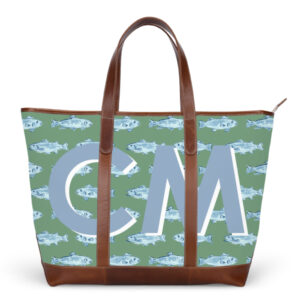 St. Charles Trolley Sleeve Yacht Tote - Printed Monogram