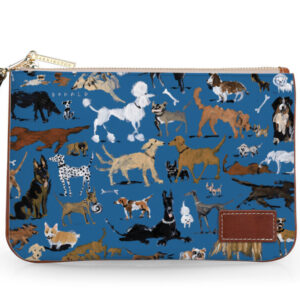 Everyday Essentials Pouch with Wristlet - Drawbertson - Leather Patch