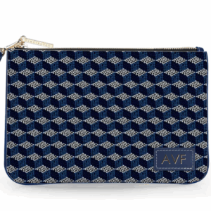 Everyday Essentials Pouch with Wristlet - Leather Patch