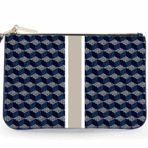 Everyday Essentials Pouch with Wristlet - Stripe Only - No Initials