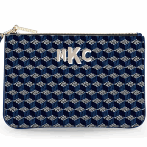 Everyday Essentials Pouch with Wristlet - Printed Monogram