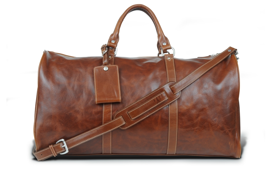 Belmont Cabin Bag – British Tan Florentine Leather