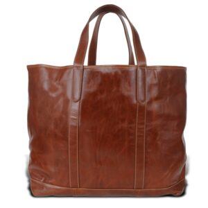 St. Charles Yacht Tote - British Tan Florentine Leather