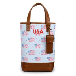 Westport Wine Tote - Printed Monogram