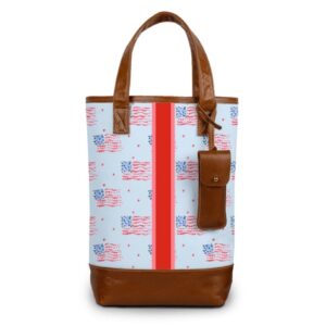 Westport Wine Tote - Stripe Only - No Initials