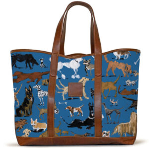 St. Charles Yacht Tote - Drawbertson - Leather Patch